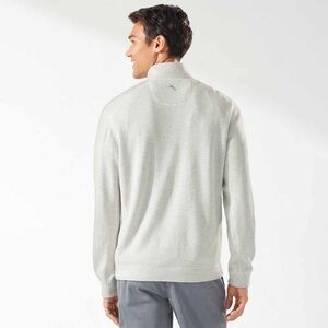 Tommy Bahama Pique Cotton 1/2 Zip Pullover Size Large